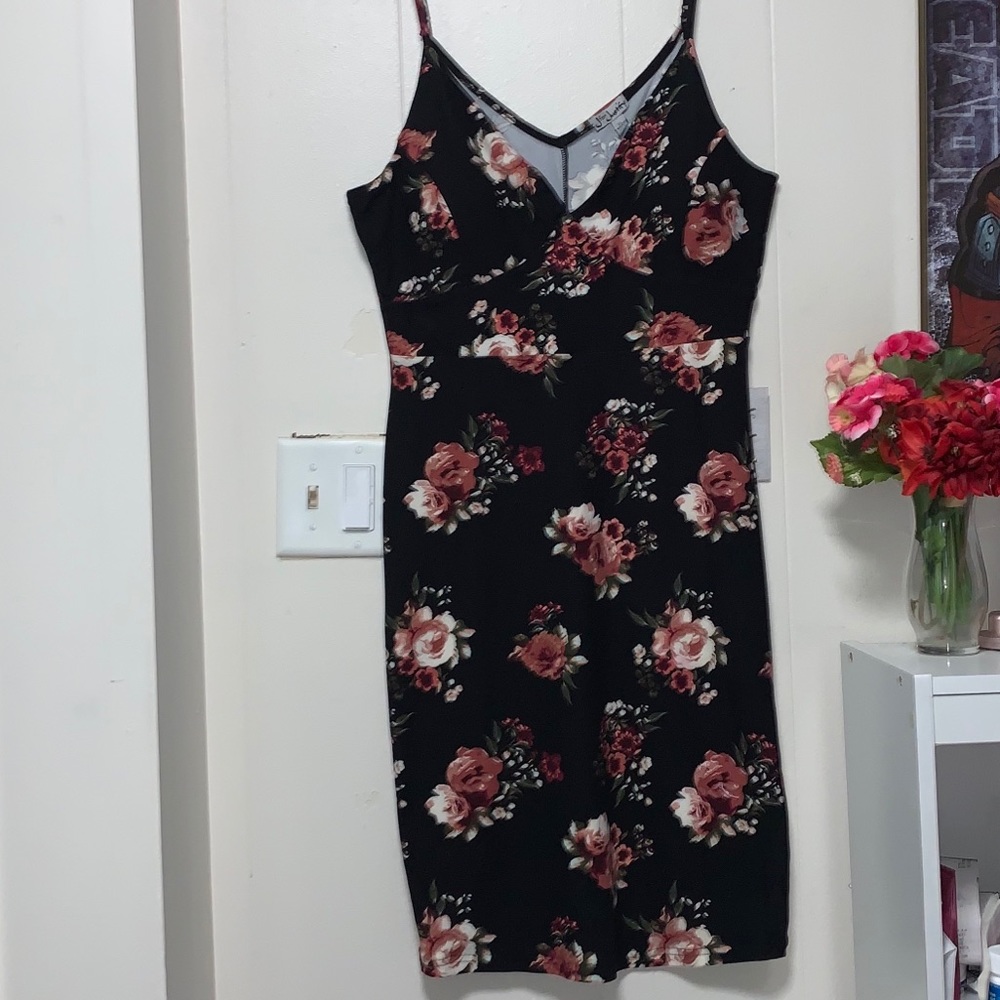 Floral bodycon dress
